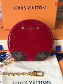 Louis vuitton vernis leather micro boite chapeau purse M63848 bordeaux