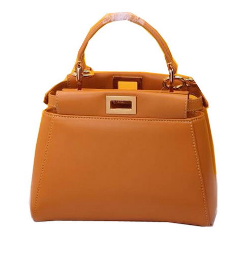 Replica Fendi mini Peekaboo Bag Sheepskin Leather F520885 Wheat Fendi mini Peekaboo Bag Sheepskin Leather F520885 Wheat