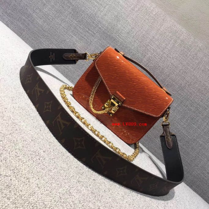 Replica LV Shoulder Bags Patent Leather Messenger Bag 17 POCHETTE METIS MINI M54991