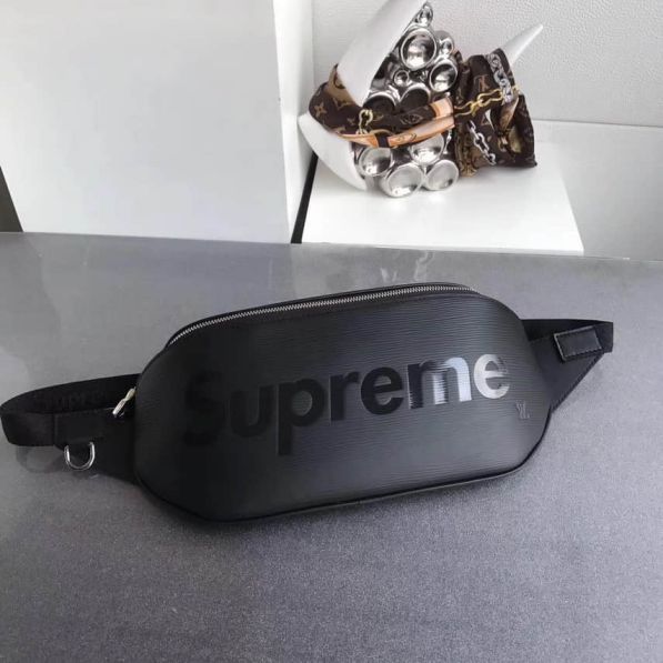 Replica LV M54319 Limited Edition supreme Black Epi 3D Unisex Waist Bags