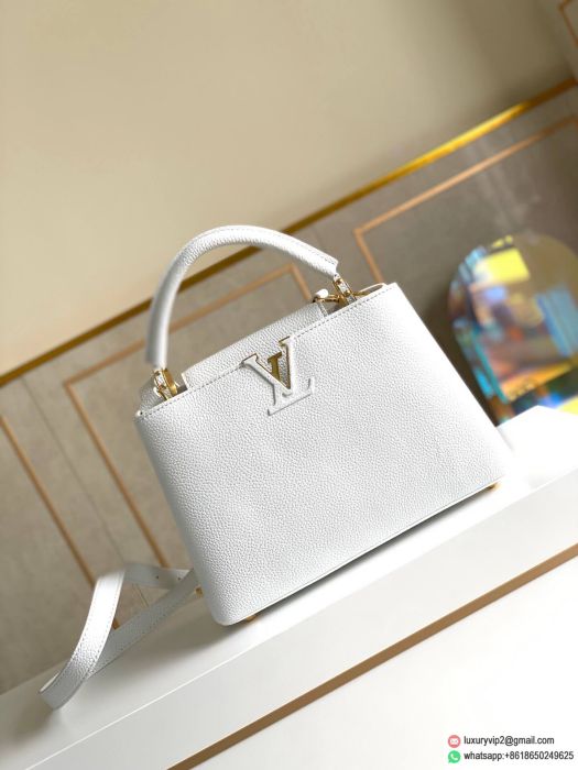 Replica LV CAPUCINES BB M94517 White Tote Bags