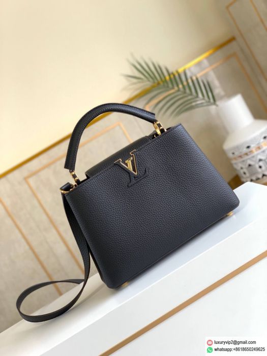 Replica LV CAPUCINES BB M94517 Black Tote Bags
