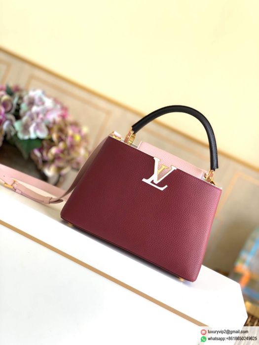 Replica LV Capucines M56409 Pink Tote Bags