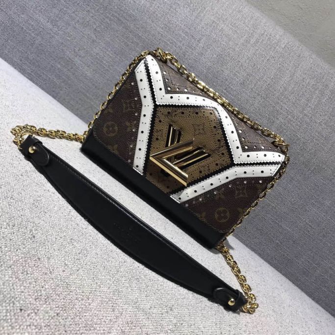 Replica LV Shoulder Bags M44214 Monogram Veau Twist On Chain