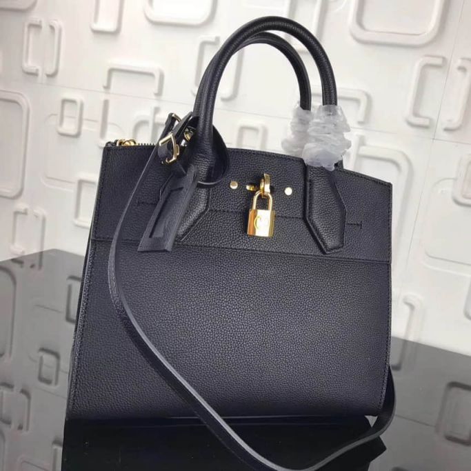 Replica LV Tote Bags M53028 Taurillon Leather City Steamer