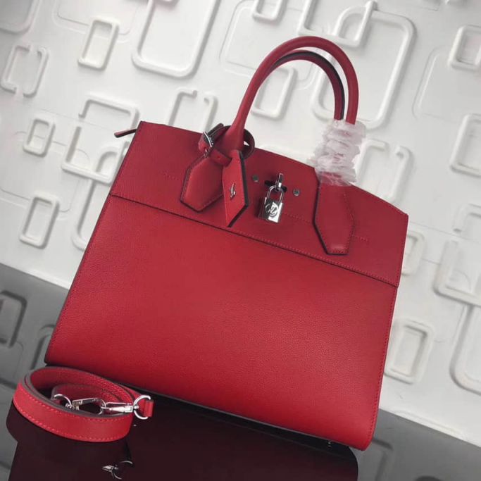 Replica LV Tote Bags M53029 Taurillon Leather City Steamer