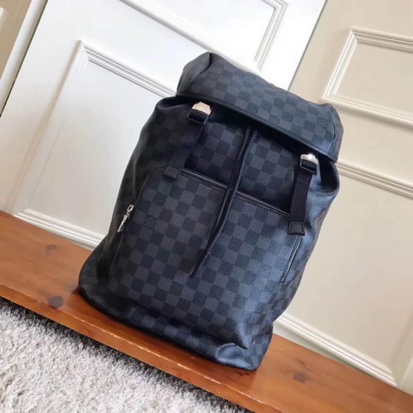 Replica LV N40005 Damier Graphite Canvas Zack Backpack Bags