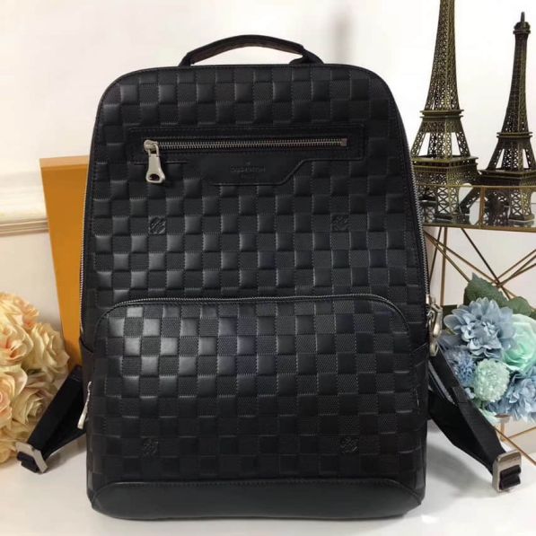 Replica LV N41043 Damier Infini Leather Avenue Backpack Bags