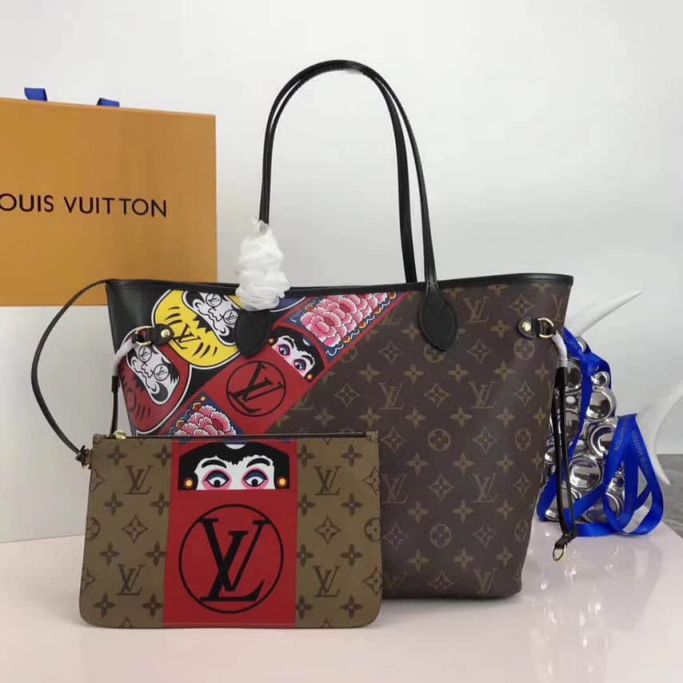 Replica LV Shopping Bags M43499 Monogram Neverfull