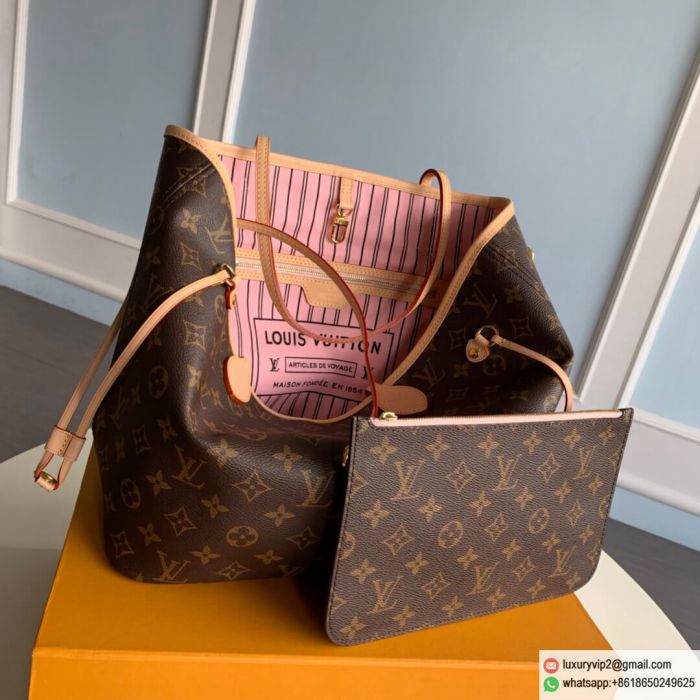 Replica LV Neverfull MM medium M50366 Shopping Bags