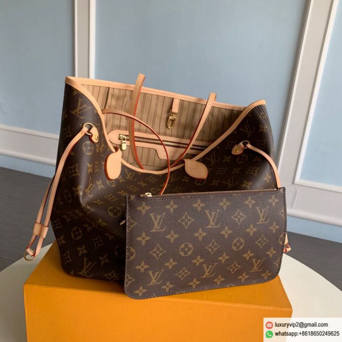 Replica LV Neverfull MM medium M40995 Shopping Bags