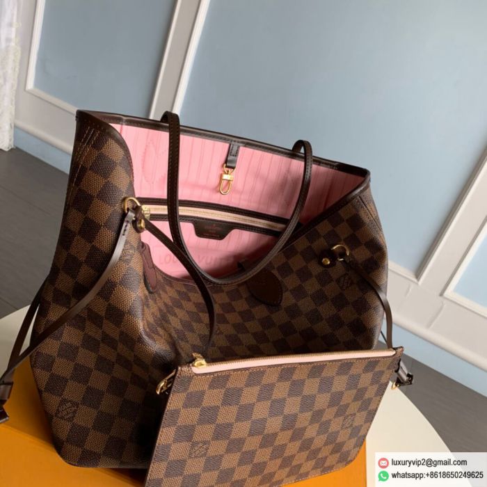 Replica LV Neverfull MM medium N41603 Shopping Bags