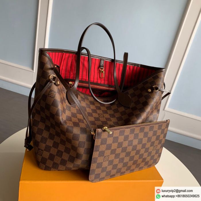 Replica LV Neverfull MM medium N41358 Shopping Bags