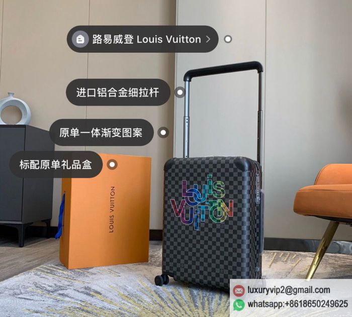 Replica LV Damier Graphite Canvas Rolling Luggage