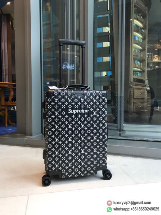 Replica Rimowa LV Supreme LV Print logo Rolling Luggage