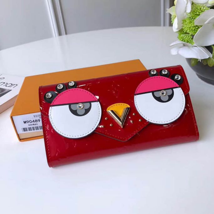 Replica LV Wallets SARAH Patent Leather M90489