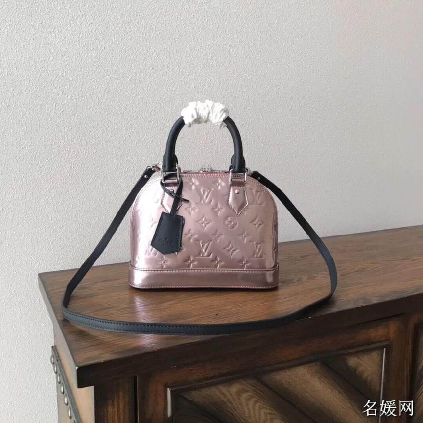 Replica LV Tote Bags BB Patent Leather Crossbody M90485