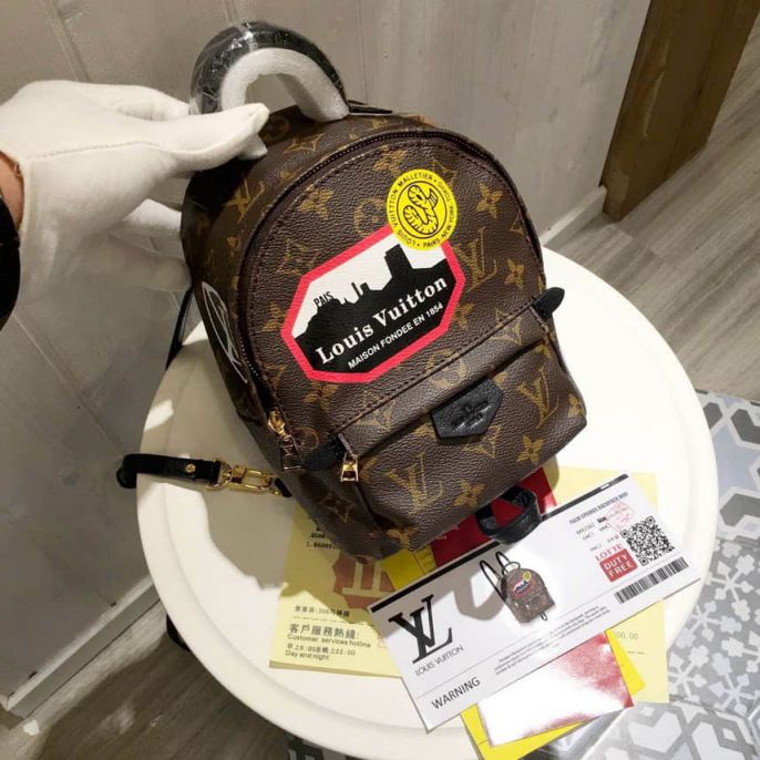 Replica LV Backpack Bags 3D MONOGRAM BACKPACK MINI M41562