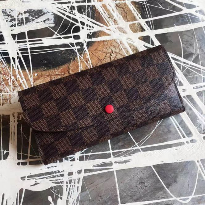 Replica LV Wallets EMILIE Damier EbeneN63544