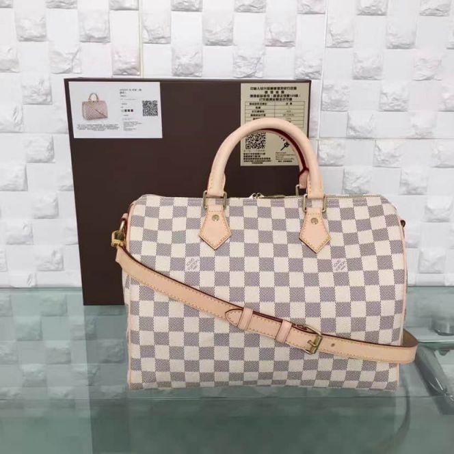 Replica LV Tote Bags N41373 Speedy 30 Damier Azur