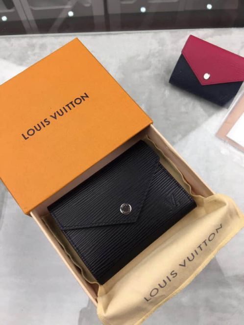 Replica LV Wallets M6217 3 Victorine Epi Zip Tri Fold