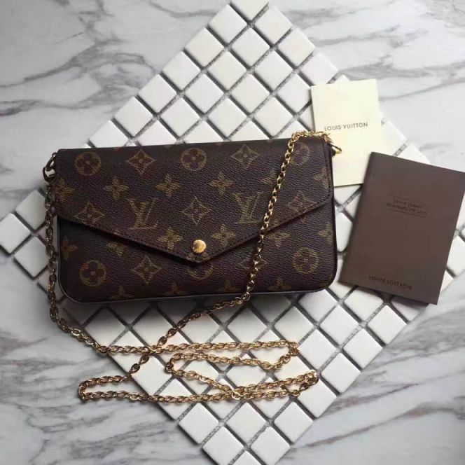 Replica LV Shoulder Bags On Chain Pochette Felicie Monogram M61276