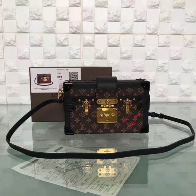 Replica LV Shoulder Bags M40273 Petite Malle Monogram Crossbody
