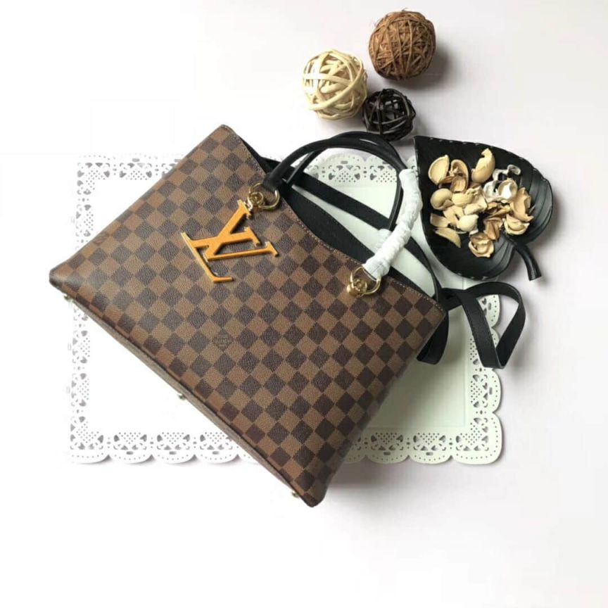 Replica LV Tote Bags Damier Ebene Riverside N40050