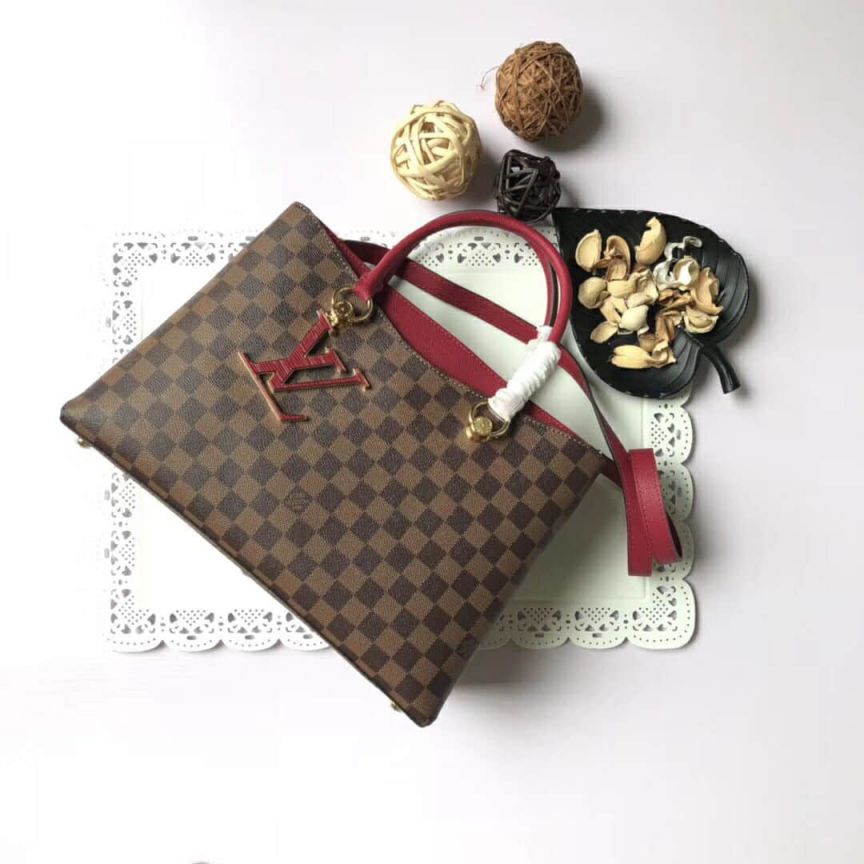 Replica LV Tote Bags Damier Ebene Riverside N40052