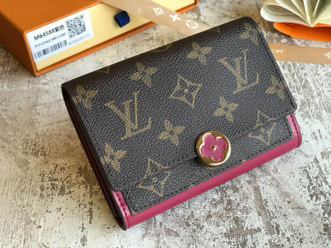 Replica LV Wallets Flore M64588