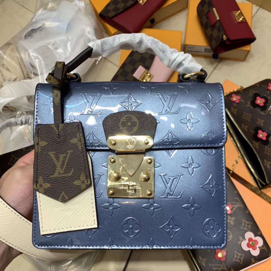 Replica LV Tote Bags Spring Street Patent Leather M90373