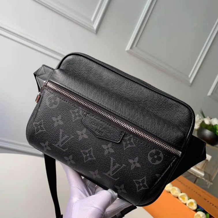 Replica LV M30245 Black Taiga OUTDOOR Waist Bags