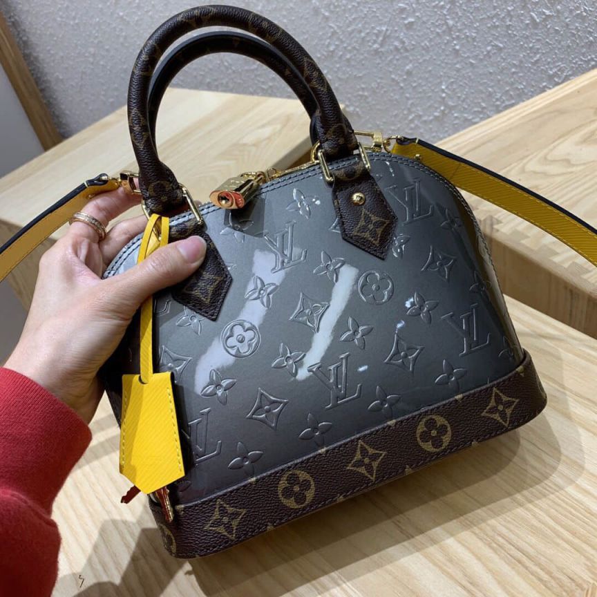 Replica LV Tote Bags M44389 Patent Leather Alma BB