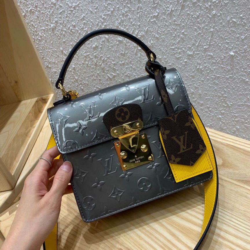 Replica LV Tote Bags M90376 Patent Leather Spring Street