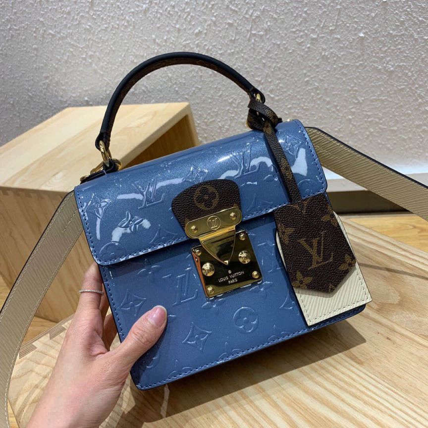 Replica LV Tote Bags M90373 Patent Leather Spring Street