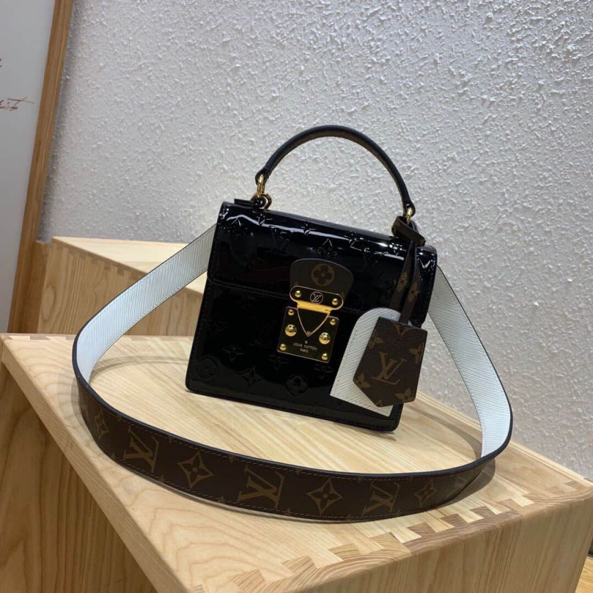 Replica LV Tote Bags M90375 Patent Leather Spring Street
