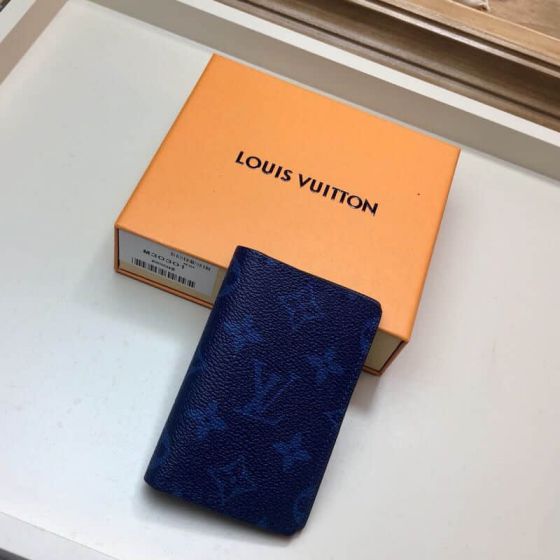 Replica LV M30301 2019 Blue Bi Fold Card Holder