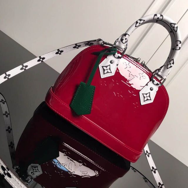 Replica LV Tote Bags ALMA BB Patent Leather