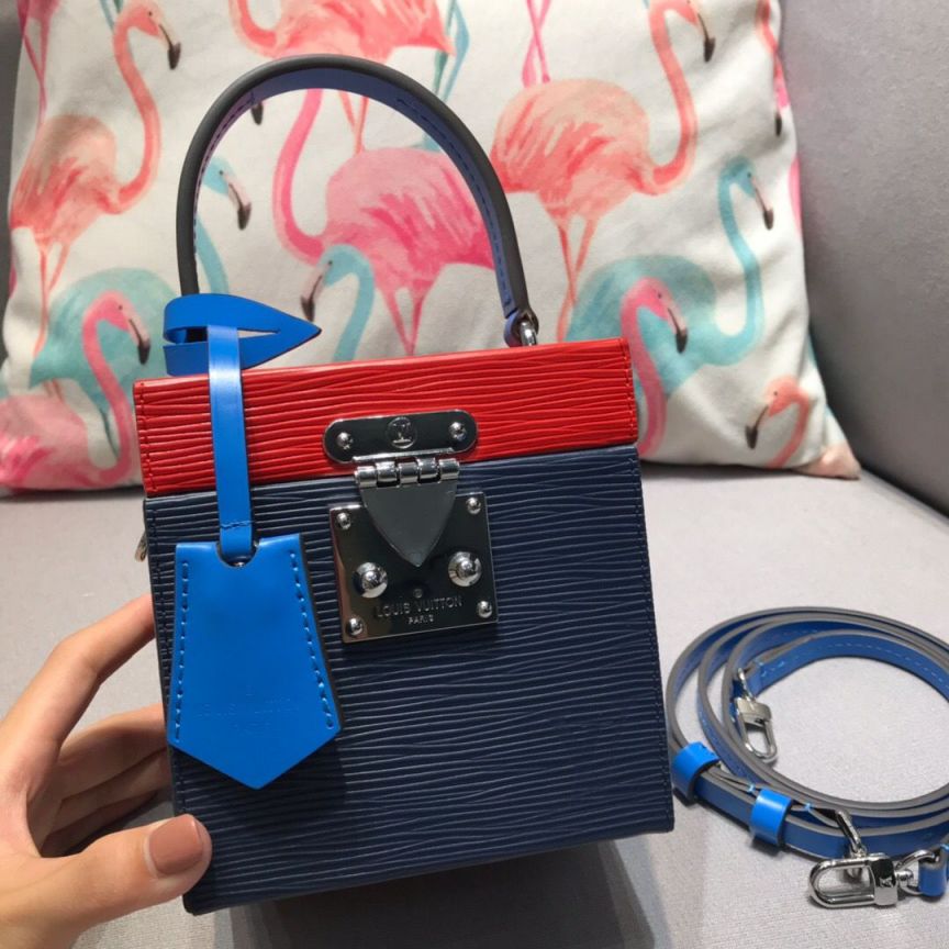 Replica LV Tote Bags M52466 Epi Bleecker Box