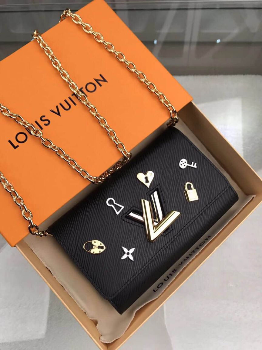 Replica LV Shoulder Bags 2019 Epi Twist On Chain M63987