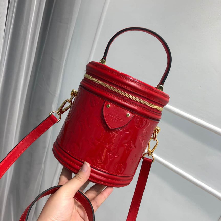 Replica LV Bucket Bags 2019 Patent Leather Cannes M53998