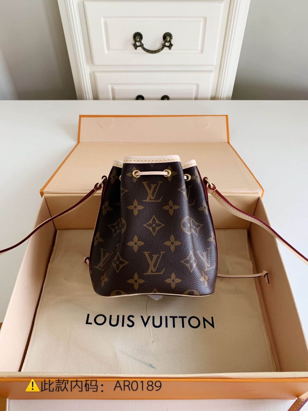 Replica LV M41346 NANO Noe mini Women Bucket Bags