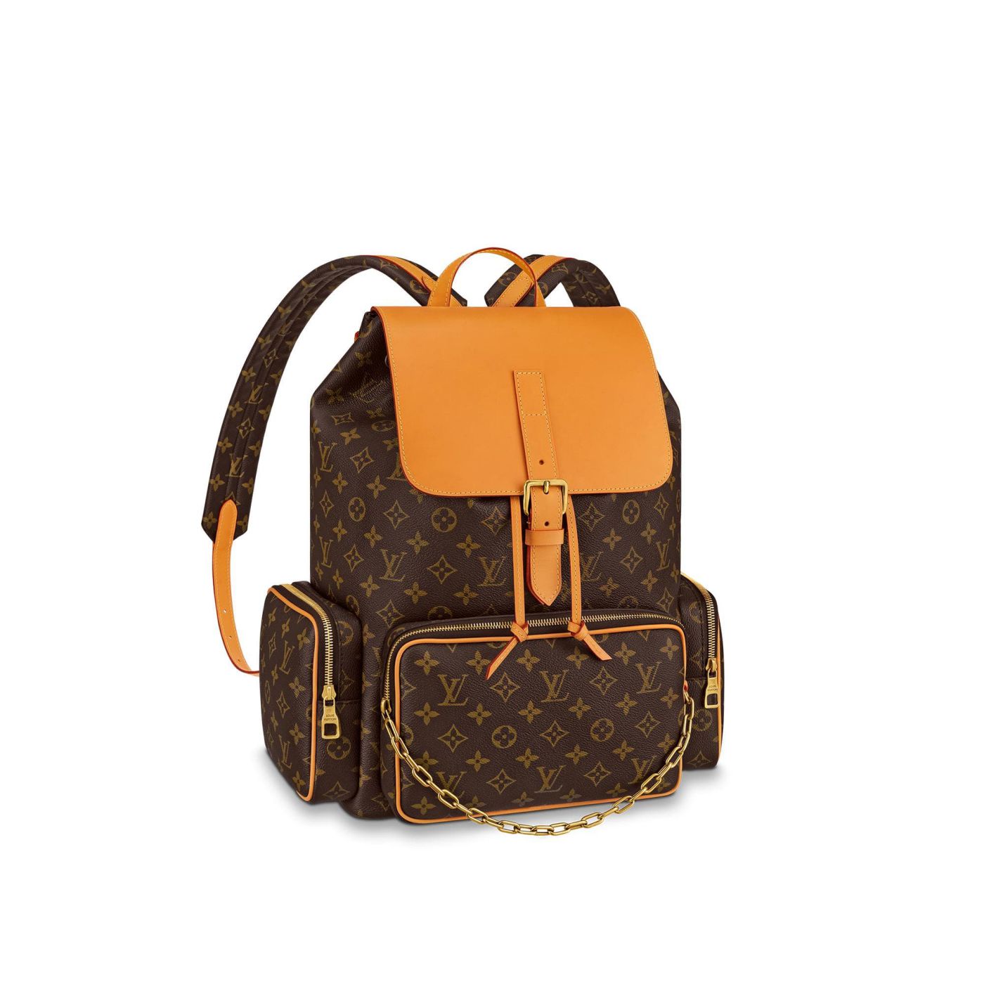 Replica LV M44658 2018FW Limited Edition Vintage Monogram TRIO Men Backpack Bags