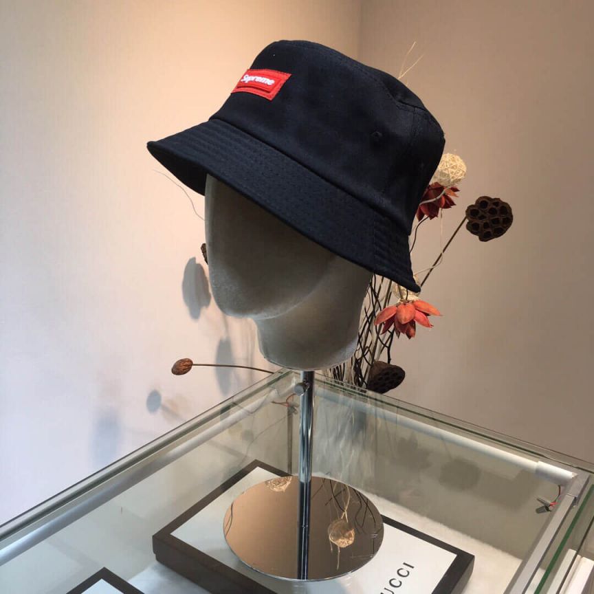 Replica LV x Supreme Embroidery Women Bucket Hats