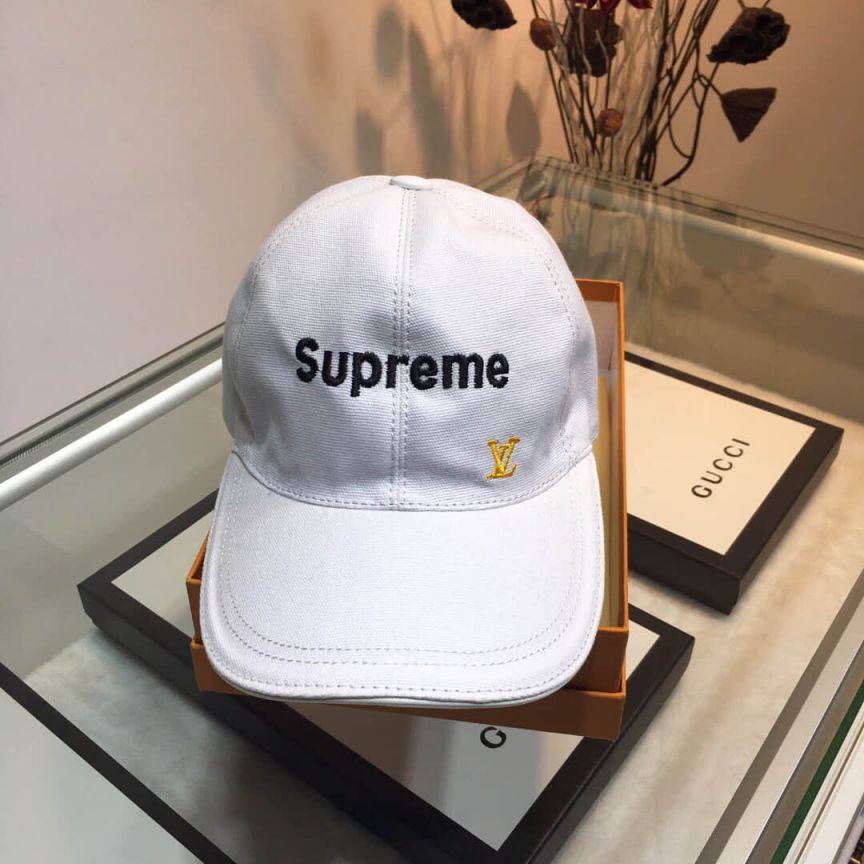 Replica LV x Supreme Unisex Hats
