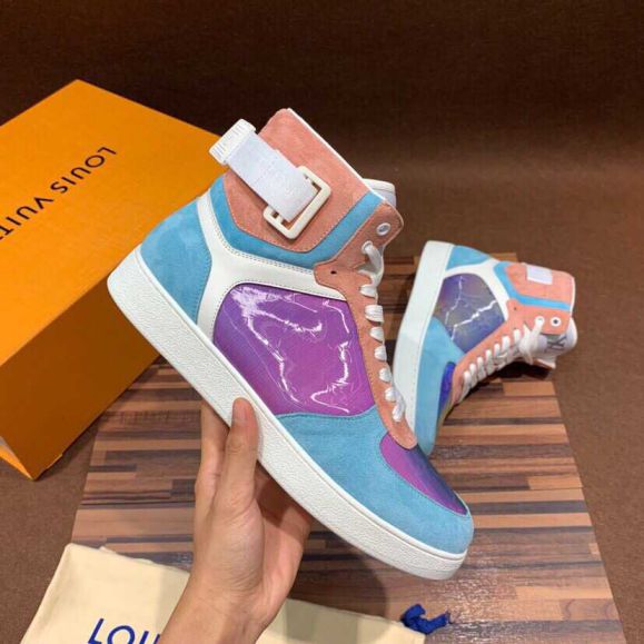 Replica LV 2019 Monogram Leather RIVOLI 1A5HEP Men Shoes