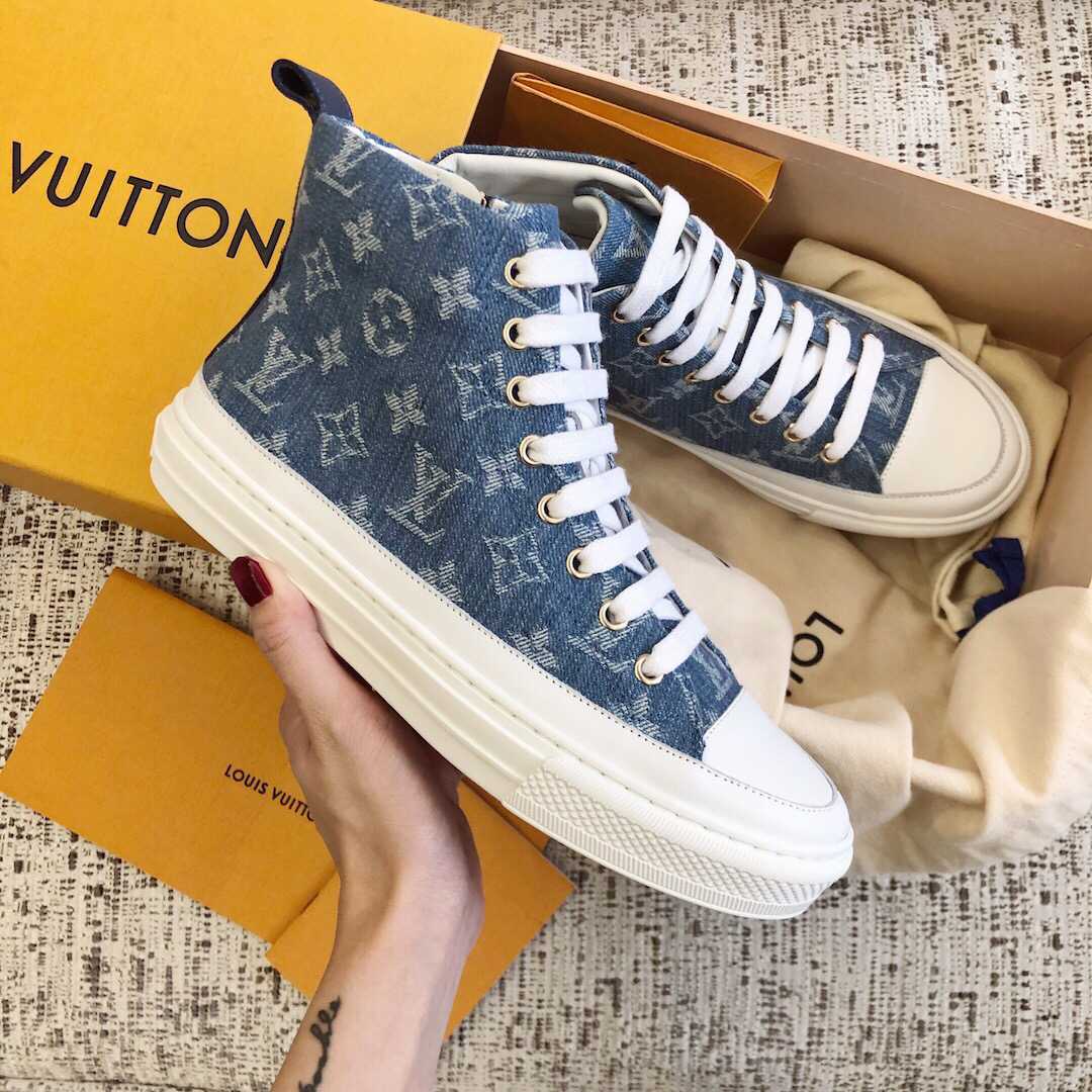 Replica LV 2019 Monogram Denium Women Shoes