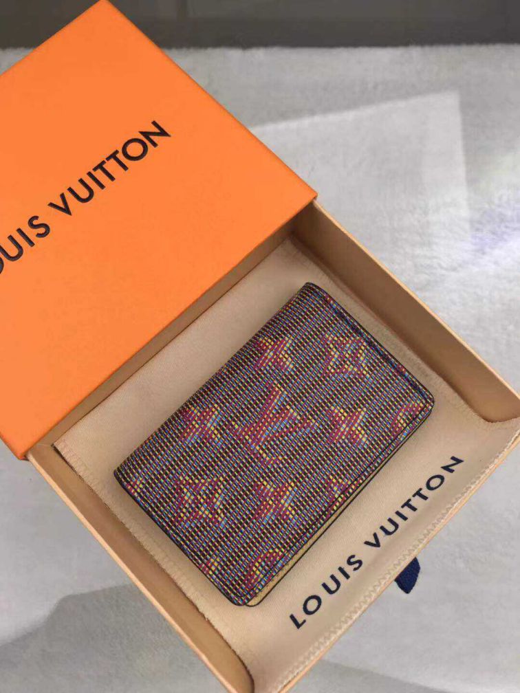 Replica LV M60502 Red Men Card Holder