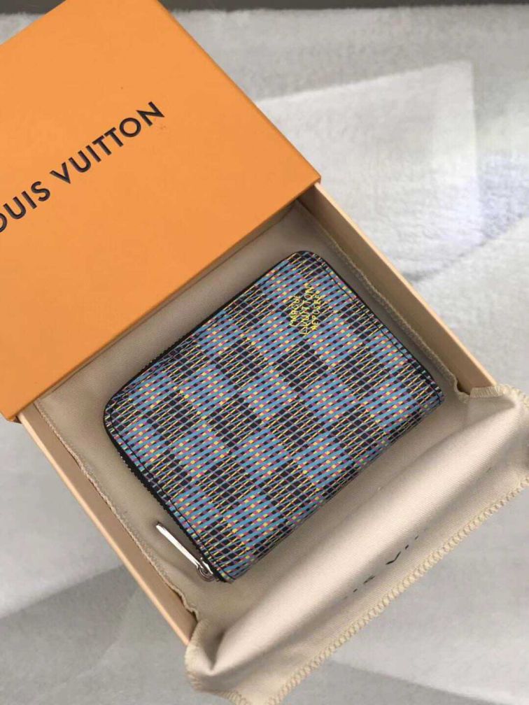 Replica LV N68663 Blue Women Wallets