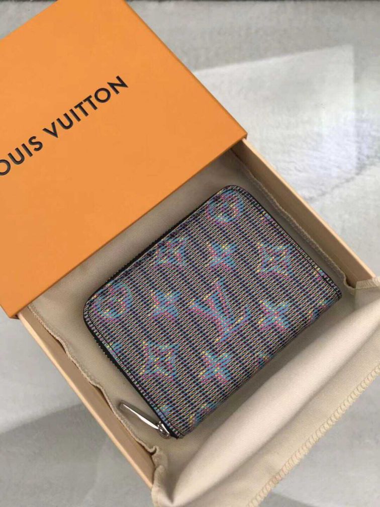 Replica LV M68663 Blue Women Wallets